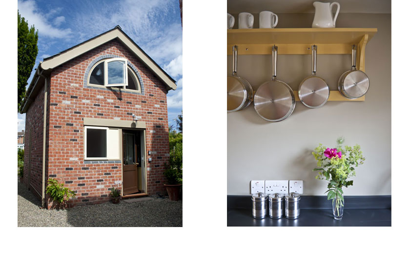 Ludlow Holiday Cottage Exterior and interior detail
