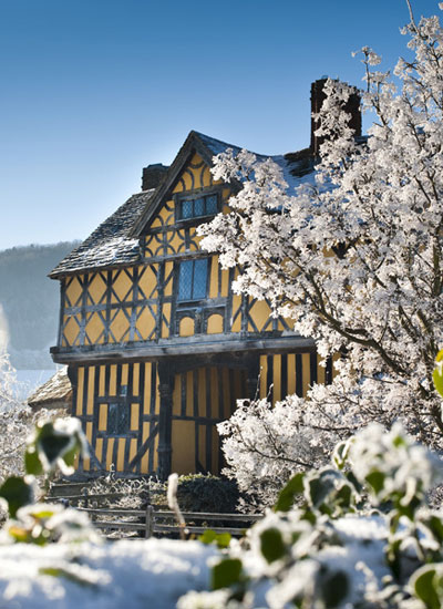 Stokesay Castle in Winter (Photograph by Mike Heyward)